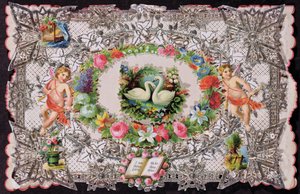 Victoriansk valentinskort af English School